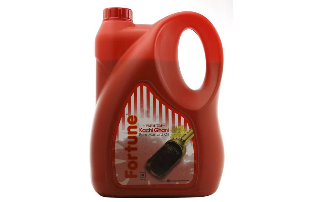 Fortune Premium Kachi Ghani Pure Mustard OIl   Can  5 litre